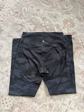 lululemon athletica Black Camo Leggings